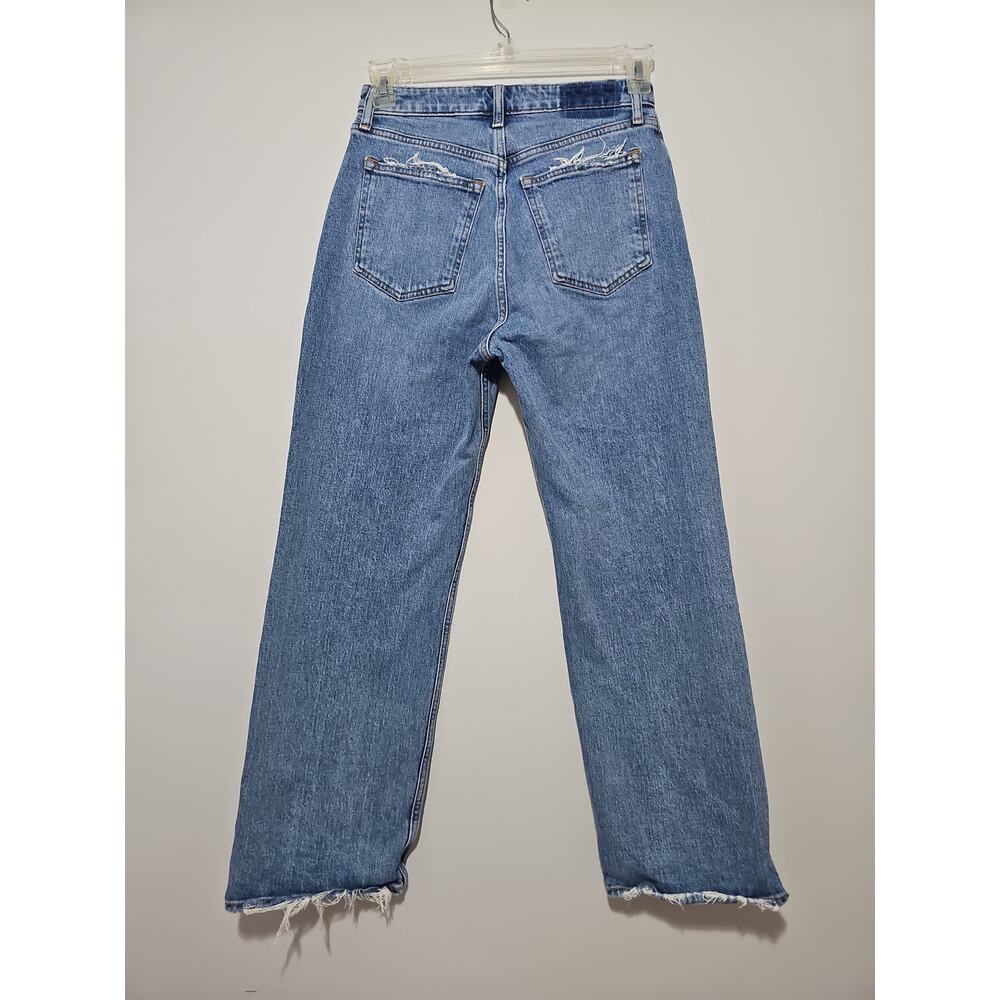 Abercrombie & Fitch 90s Relaxed High Rise Curve Love Womens 28 6S Medium Wash - Picture 13 of 13